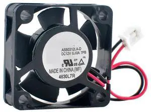 ASB0312LA-D 3cm 30mm fan 30x30x10mm DC12V 0.10A 2-pin 8000rpm Micro axial flow fan cooling fan for player monitoring machine