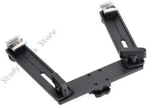 Adjustable Double Mount Aluminum Double Twin Mount Adapter for 13 12 11 10 9 8 7 6 5 4 3 2 Action Cameras Accessories