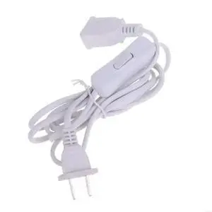 3Meter Electrical Extension Cord Plastic Power Cord with build In Switches Multipurpose for Fans Desk Lamps & Sound Equipment