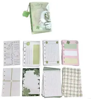 Four-Leaf Clovers Sticker Book Collecting Album Sticker Storage A 7 Binder Notebook for Collecting Sticker