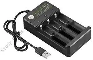 Universalfor18500 14500 16650 Various Lithiums Batteries, Featuring Independent Charging Slots