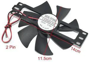 for DC12V 0.20A 1225H12S 2-wire cooling fan