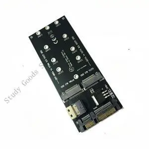2 in 1 Adapter Desktop PCIe M.2 NVMe Adapter Card to SFF-8654 Port Data