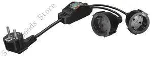 Industrial Power Adapter Cable with Switching Double 4.8mm Female to 4.8mm Male Protective Contact Extension Cord For