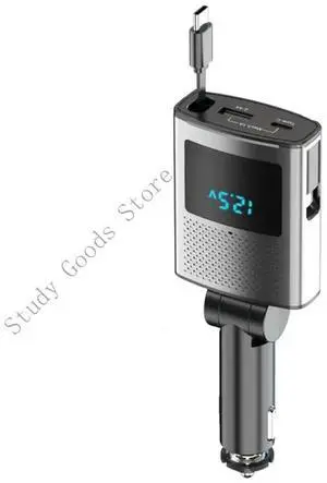 Fast Charging 3 In 1 Retractable Car 65W Vehicle for All Devices