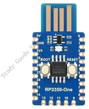 RP2350 High Speed Two ARM RISC V Development Board with 150MHz Clock 4MB Flash PCB Integration