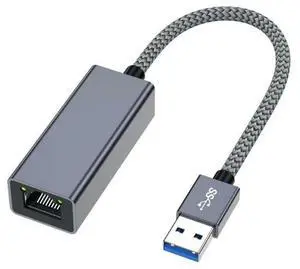 USB3.0 to RJ45 Gigabit Networking Adapter Fast Speed for NAS Compatibility