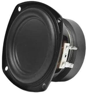 High Performances 4inch Rubber Edged Speaker Wide Frequency Ranges 25W 4