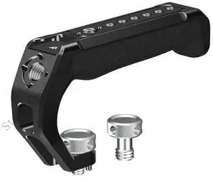 MultiPurpose Camera Top Handle with Universal Mounting Point Cold Shoe Mount for LED Lights and Microphones Accessories