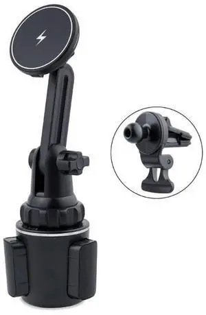 for MagSafe Car Mount Charger,Cup Holder Phone Mount for Car 15WWireless Car Charger for IOS Phone 12/13/14