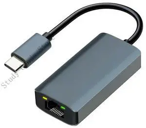 Multiple Platform 5Gbps Wireds Networking Adapter USB C to RJ45 Supports Multiple Systems