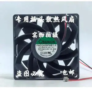 Cooler Fan forPMD2409PMB1-A 24V 12.2W 9238 Inverter Cooling Fan 92*92*38MM