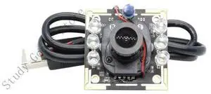 1MP OV9732 Sensoring Camera Module 1280x720P Not Distortion with 6 Lights
