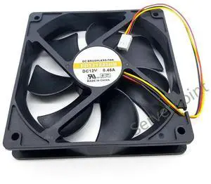 DC12V 0.46A 12025 120*120*25mm 3Pin Cooler FD121225HB For Y.S.tech Big Air Cooling Fan