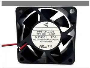For MMF-06C24DS 6025 DC 24V 0.08A Server Cooling Fan