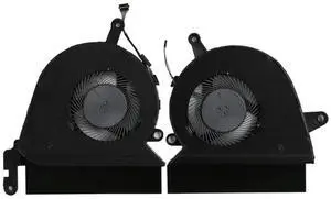 Replacement CPU GPU Cooling Fan Notebook Coolers Metal Heat Dispersion Fan for 15-DF0000 15-DF1000 L41482-001 L41483-001