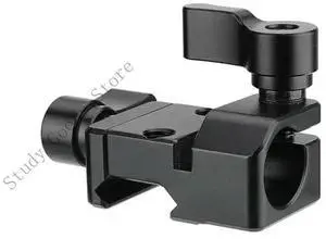 15mm Single Rod Clamp Bracket Thumb Screw Mount For DSLR Camera Monitors Cage Rig 15mm Rod Support System Accessories
