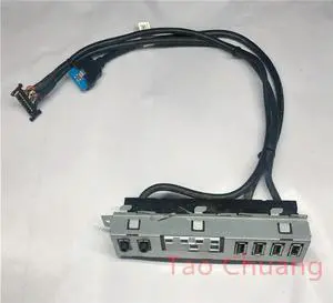 FOR Optiplex 7020 9020 MT Front USB Audio LED IO Panel & Cables 5F85N 05F85N