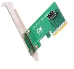 PCIE 5.0 4X to MCIO Adapter Card for Computer Expansion Adapter Mainboard