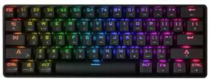 Wireless Gaming Keyboard 61-Key Color Green Switches Double Mode