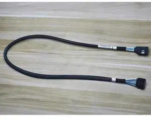 LP Slim SAS SFF-8654 8i Right Bend To SFF-8654 8I Data Cable V0165FS0