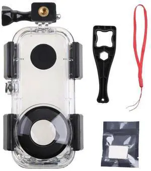 30m/98ft Waterproof Housing Diving Protective Cover Underwater Case Shell Compatible with Insta 360 One X2 Panoramic Camera