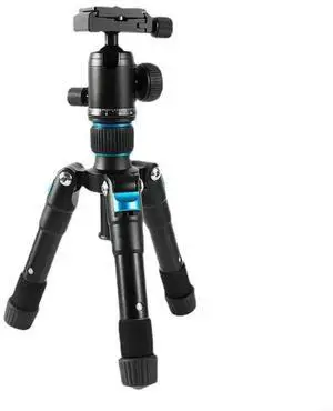 Portable Mini Tripod Aluminum Desktop Stand 20Inch Height With 360Degree BallHead For DSLR Cameras And Video Camcorders