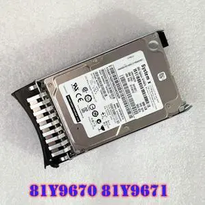 81Y9670 300GB 15K SAS 6Gbps 2.5" 6GB HDD Hard Drive 81Y9671 81Y3812 For M2 M3 M4 Server with Caddy