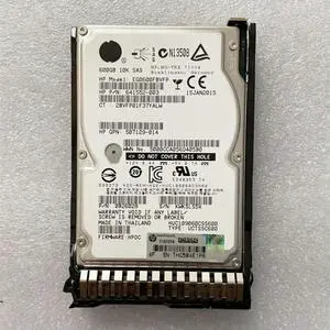 SAS 2.5' 652583-B21 653957-001 600G 10K HDD with Caddy For G9 G9 server hard disk