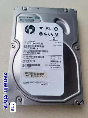 508011-001 1T 7.2K 3.5 SAS 649327-001 ST1000NM0001 Hard Disk Drive HDD For Server