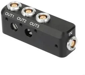 0B 2Pin Female to 3 Port 0B 2 pin Power Splitter Cable Distributor Adapter