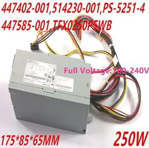 PSU For Pro 2000 2080 3000 3080 DX7400 250W Power Supply 447402-001 514230-001 PS-5251-4 TFX0250P5WB TFX0250D5W