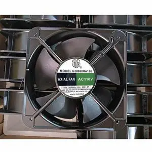 20060 G20060HA1BL 200*200*60MM 110V 65W 0.9A 2Wires Square Cooling Fan