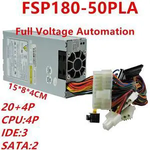 PSU For FSP ITX FLEX H128 H129 H110 H128C B85 i3 i5 Small 1U NAS K39 180W Power Supply FSP180-50PLA