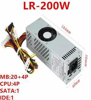 PSU For Realan Emini T02B T01B 2007B Rated 180W Peak 250W Power Supply LR-200W