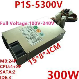PSU For Emacs Small 1U 300W Power Supply P1S-5300V P1S-5180V P1S-5220V