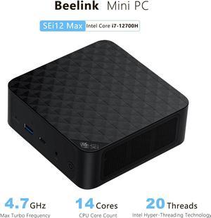 Beelink SER5 Mini PC, AMD Ryzen 5 5500U(7nm, 6C/12T) up to 4.0GHz, Mini  Computer 16GB DDR4 RAM 500GB NVME SSD, Micro PC 4K@60Hz Triple Display,  Mini Gaming Computer WiFi6 BT5.2 57W HTPC -