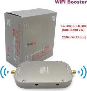 OEMGMINER 2000mW UAV WiFi Signal Booster Amplifier 2.4GHz & 5.8GHz Dual Band 33dBm