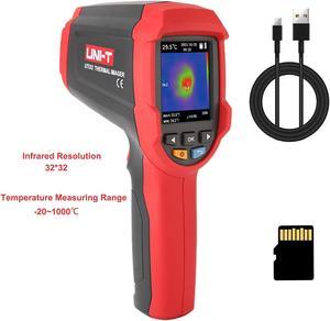 UNI-T UTi32 Infrared Thermal Imager with 2.4'' LCD Screen Thermal Imaging Camera Industrial Handheld High Temperature Measuring Range -20~1000 Celsius