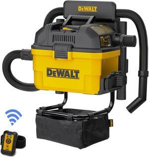 DEWALT Portable Wet Dry Vacuum Cleaner, 6 Gallon 5 Horsepower Wall-Mounted Garage Shop Vac, DXV06G