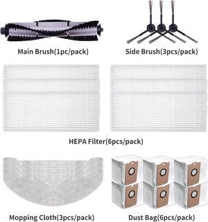 HEPA Filters Replacement Accessories for AIRROBO P20 Robot Vacuum Cleaner,  4PCS/Pack