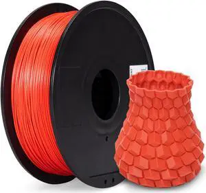 Micro Center Inland PLA+ Filament 1.75mm - Red 3D Printer Filament, PLA Pro Dimensional Accuracy +/- 0.03 mm - PLA Plus 1 kg Spool (2.2 lbs)  FDM/FFF Printers  Clog Free 3D Printing Filament