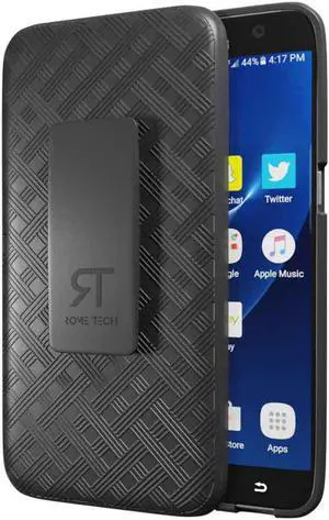 Rome Tech For Samsung Galaxy S7 edge Belt Clip Holster Phone Case (Side Open)