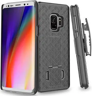 Rome Tech For Samsung Galaxy S9 Plus Belt Clip Holster Phone Case