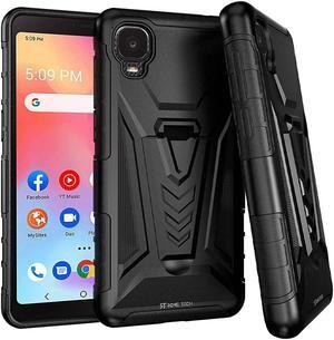 TCL 30Z Dual-Layer Holster Case with Kickstand