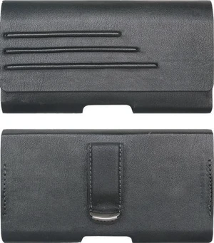 Universal Leather Pouch for Medium Phones 5.7 x 3.1 x 1.5 - Black Universal Leather Pouch for Medium Phones 5.7 x 3.1 x 1.5 - Black