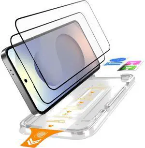 Samsung Galaxy S25 (2025) Glass Screen Protector Applicator Installation Kit (2 Per Pack)