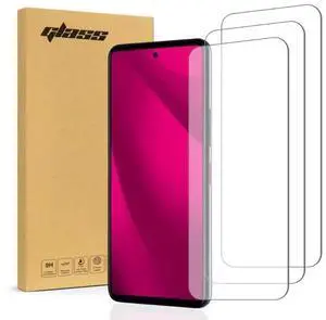 Rome Tech For T-Mobile REVVL 7 Pro Tempered Glass Screen Protector 3 Per Pack