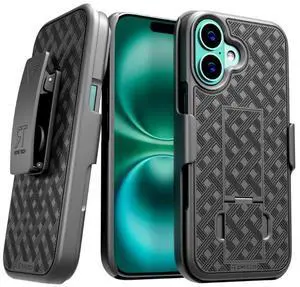Rome Tech For Apple iPhone 16 Plus Belt Clip Holster Phone Case