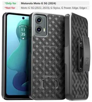 Motorola Moto G 5G (2024) Belt Clip Holster Phone Case